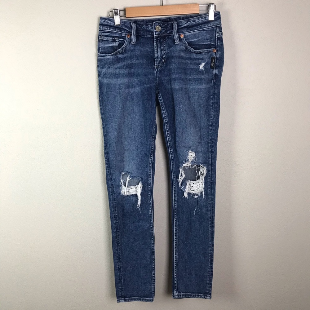 Silver Jeans Boyfriend Slim Mid Rise Size 26 x 29